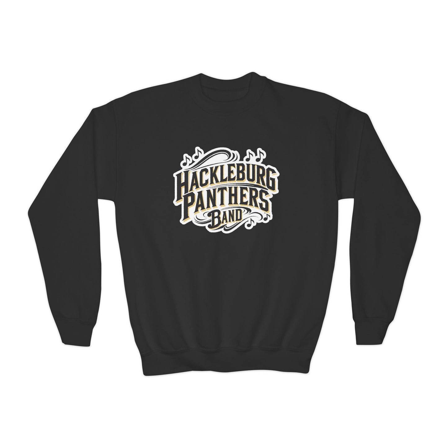 Youth Crewneck Sweatshirt \ Hackleburg Panthers Band \ HPB1