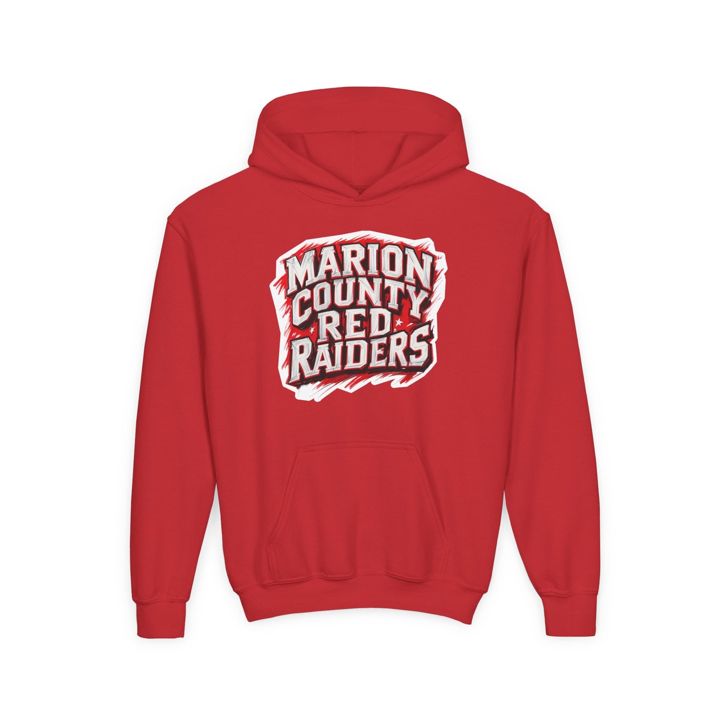 Youth Hoodie Sweatshirt \ Marion County Red Raiders \ MC1