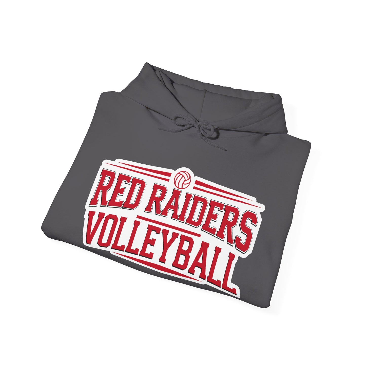 Adult Hoodie Sweatshirt \ Marion County Red Raiders Volleyball \ MCV2