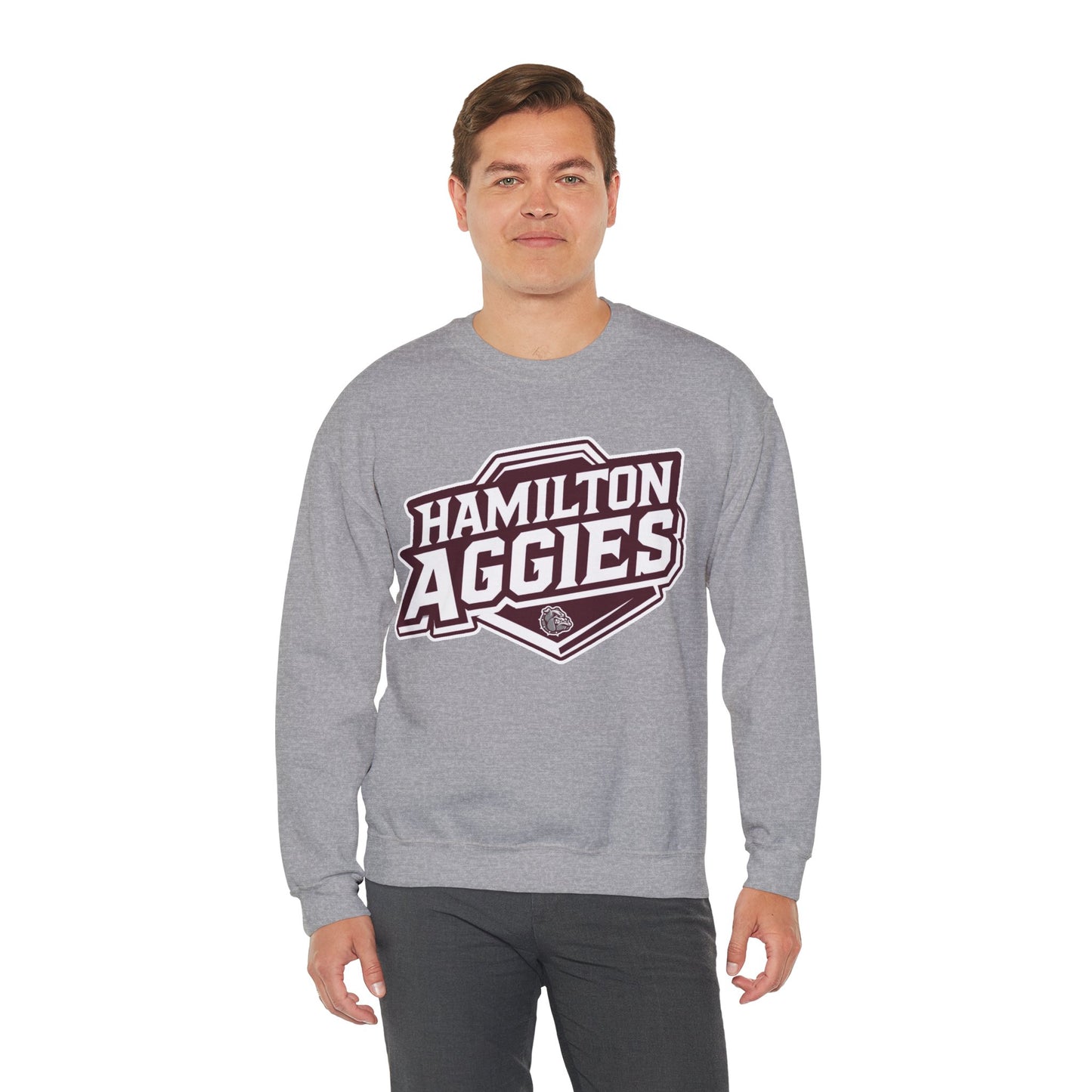 Adult Crewneck Sweatshirt \ Hamilton Aggies \ HA1