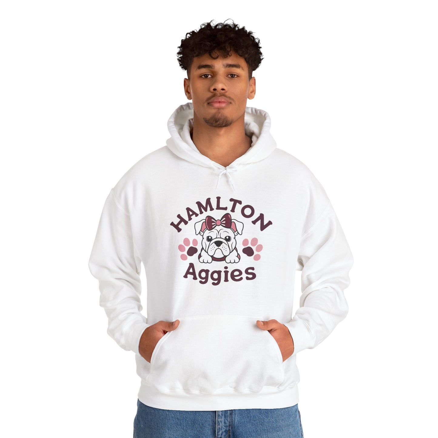 Adult Hoodie Sweatshirt \ Hamilton Aggies \ HAG3