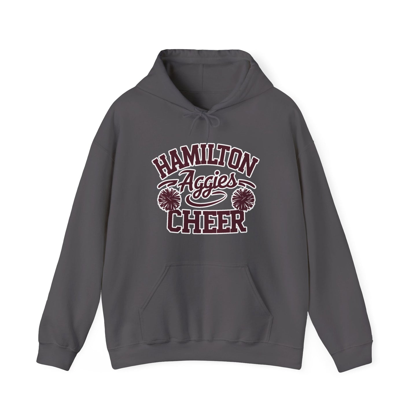 Adult Hoodie Sweatshirt \ Hamilton Aggies Cheer \ HAC2
