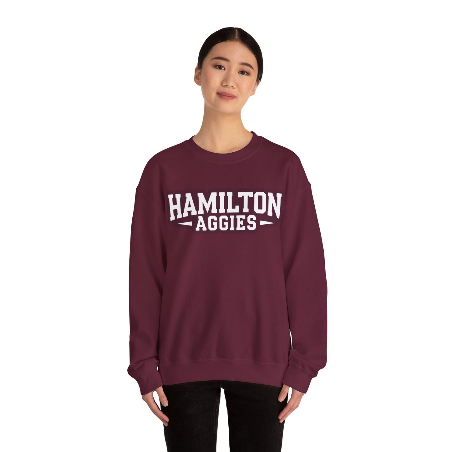 Adult Crewneck Sweatshirt \ Hamilton Aggies \ HA3