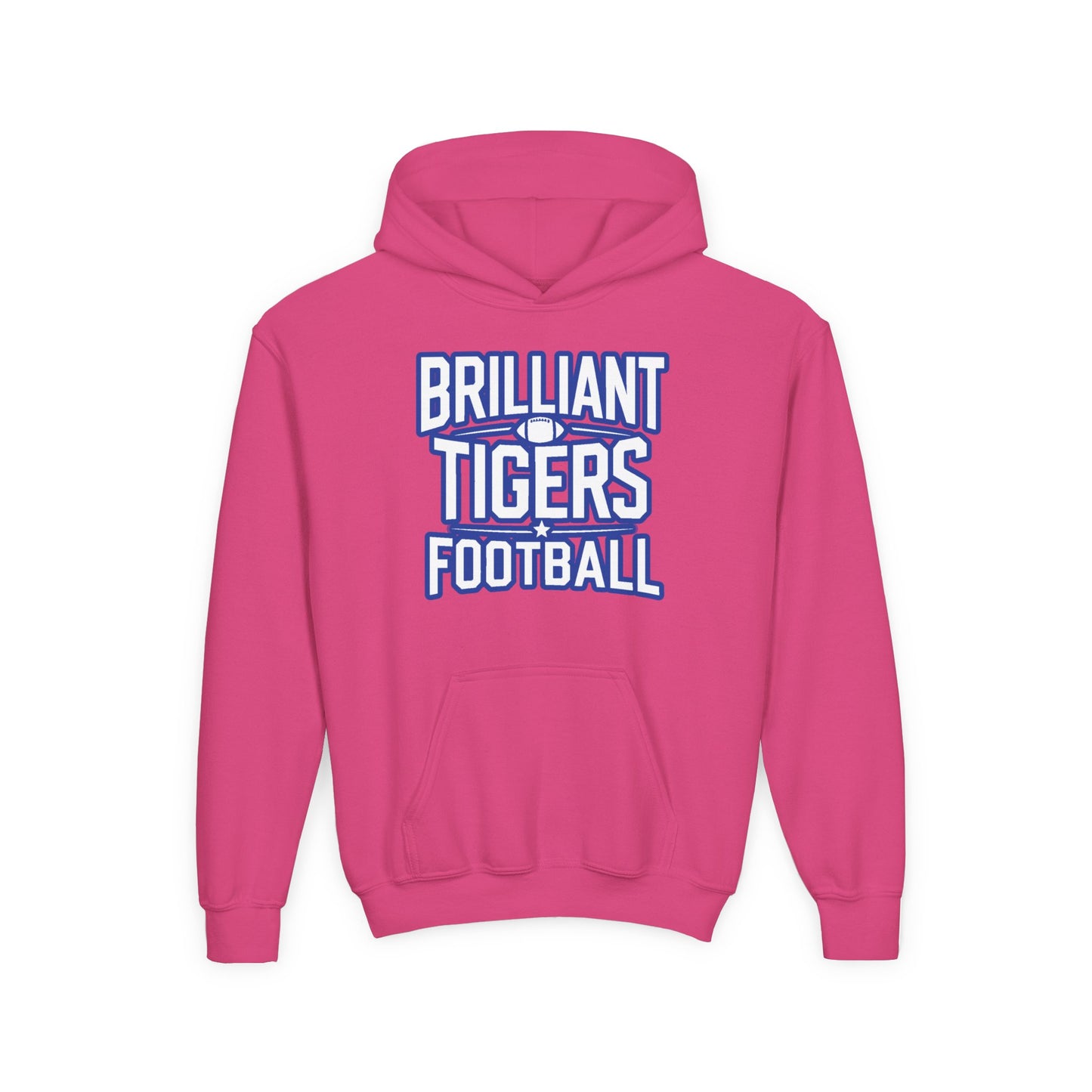 Youth Hoodie Sweatshirt \ Brilliant Tigers Football \ BTF1