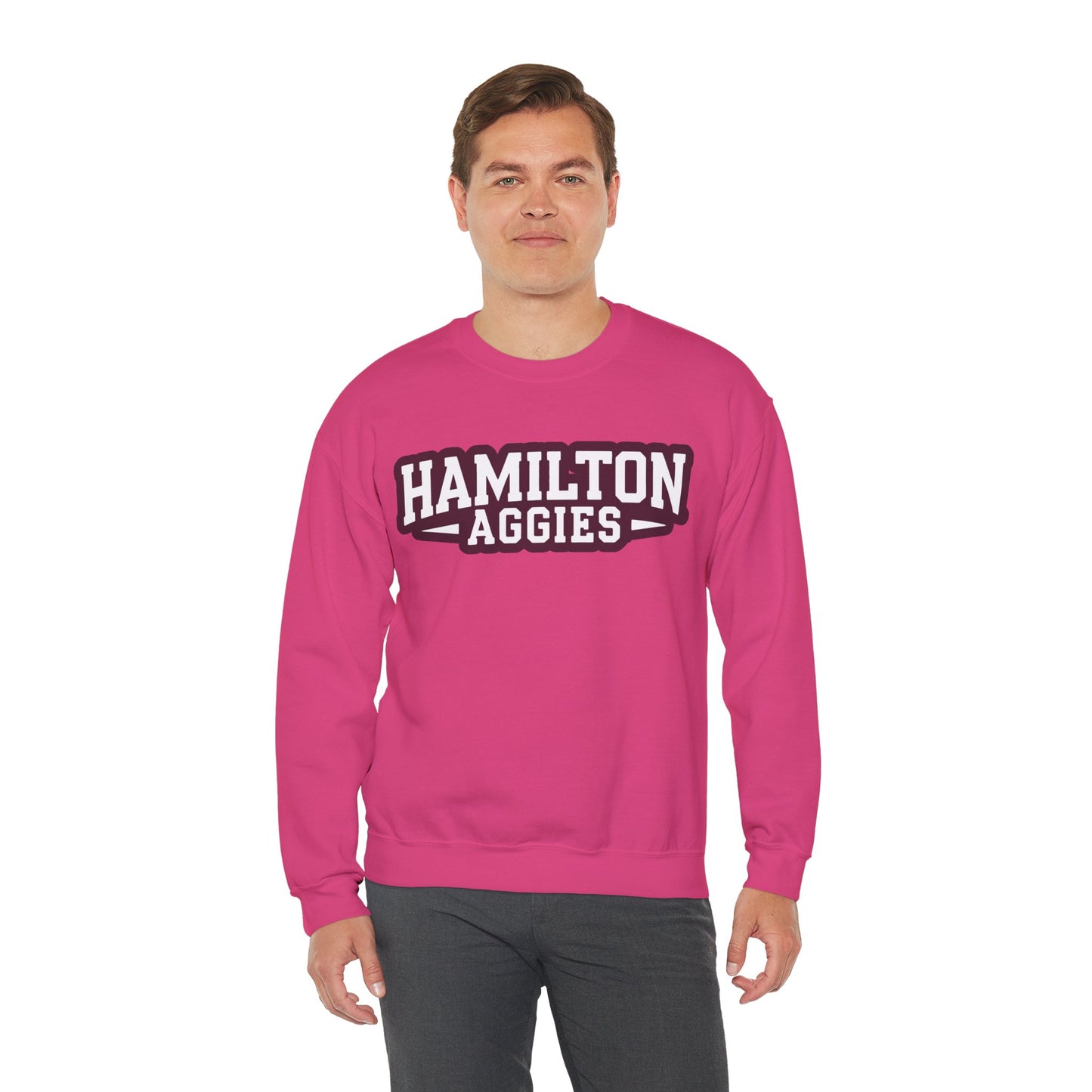 Adult Crewneck Sweatshirt \ Hamilton Aggies \ HA3
