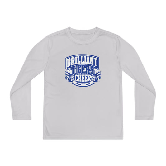 Youth Long Sleeve Tee \ Brilliant Tigers Cheer \ BTC1