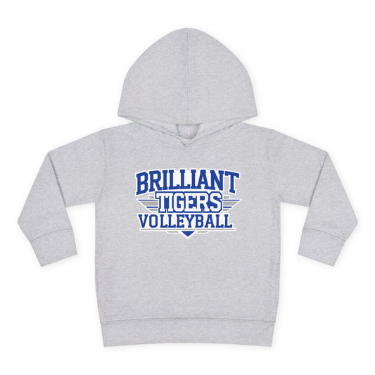 Toddler Hoodie Sweatshirt \ Brilliant Tigers Volleyball \ BTV2