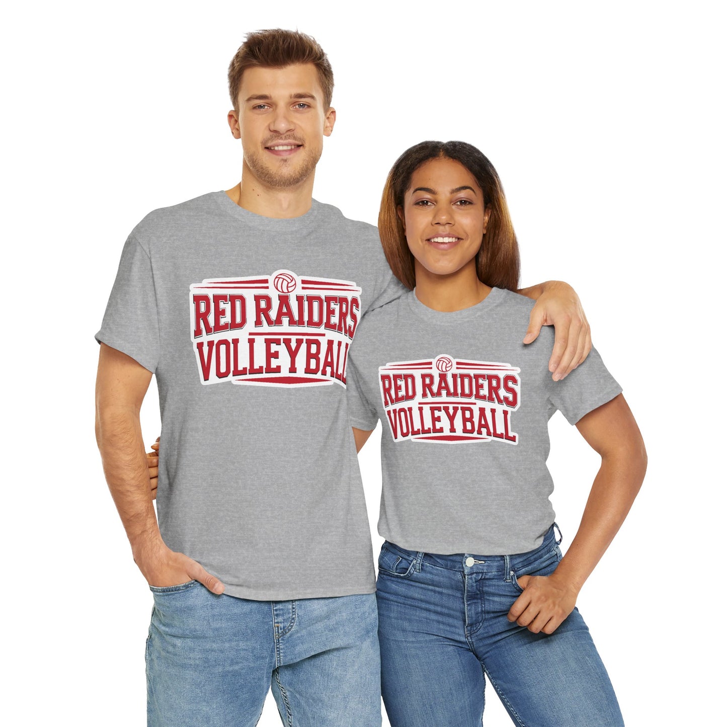 Adult Tee \ Marion County Red Raiders Volleyball \ MCV2