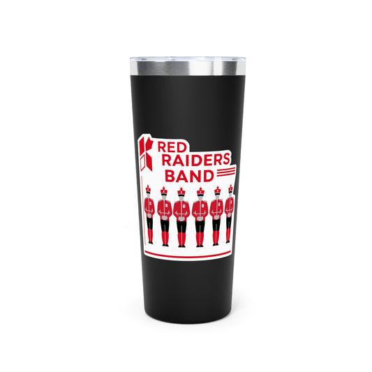 22oz Copper Insulated Tumbler \ Marion County Red Raiders Band \ MCB1