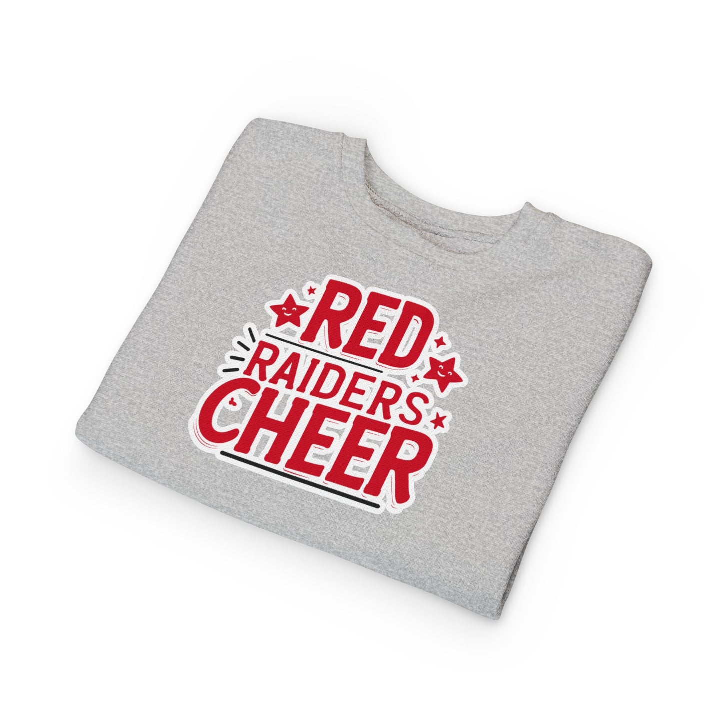 Toddler Crewneck Sweatshirt \ Marion County Red Raiders Cheer \ MCC2