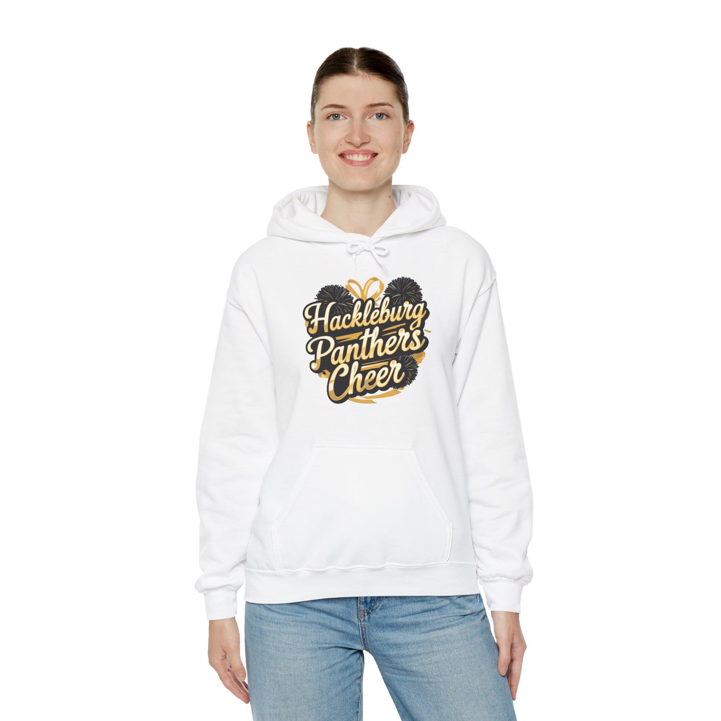 Adult Hoodie Sweatshirt \ Hackleburg Panthers Cheer \ HPC2