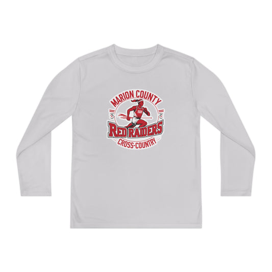 Youth Long Sleeve Tee \ Marion County Red Raiders Cross-Country \ MCCC2