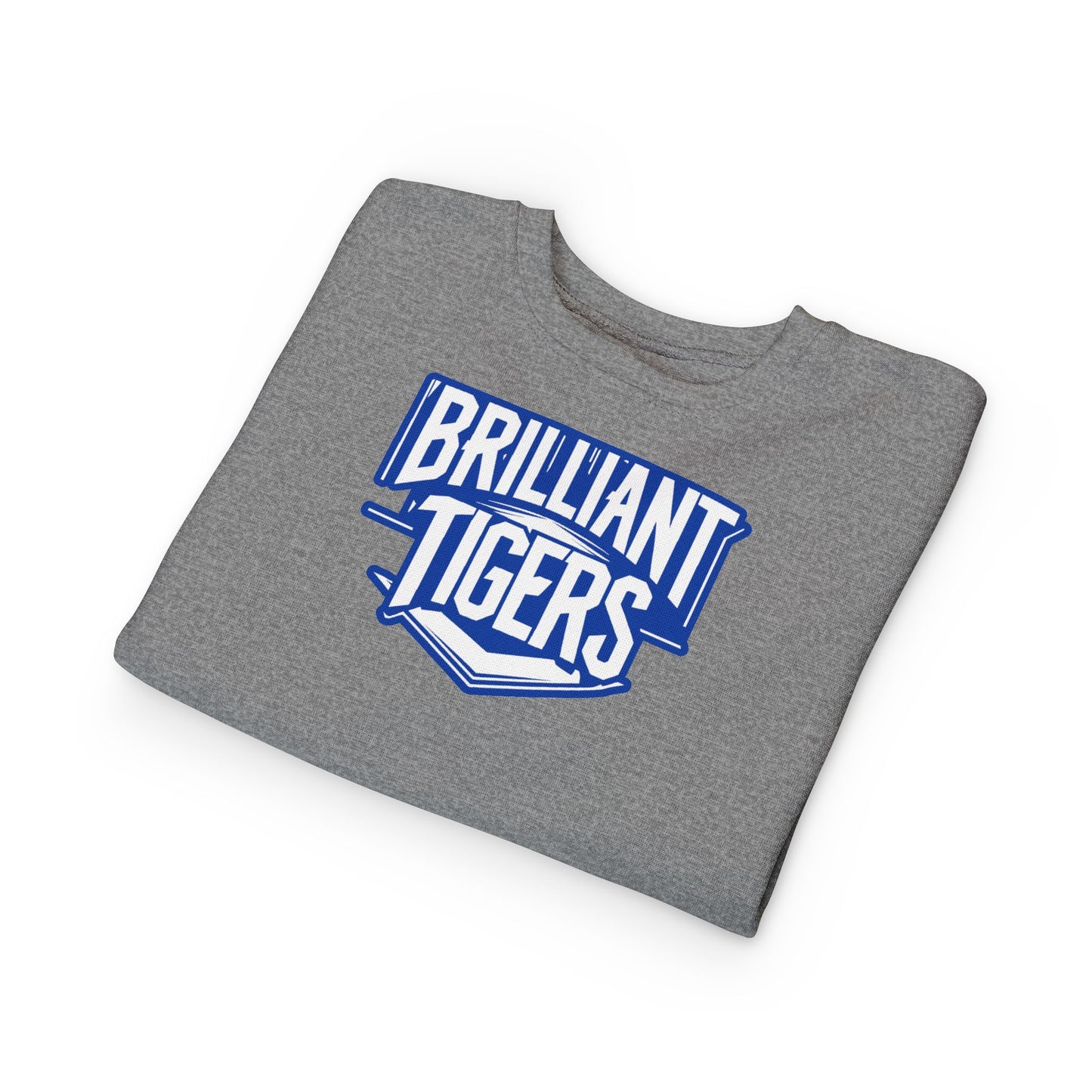 Toddler Crewneck Sweatshirt \ Brilliant Tigers \ BT2