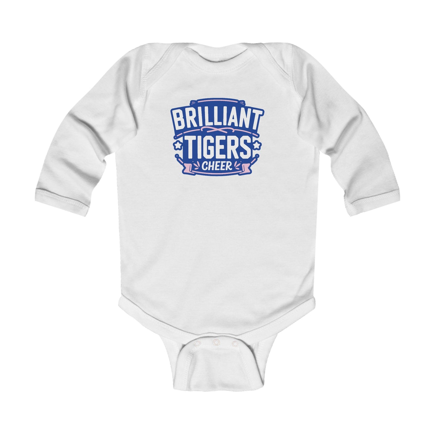 Long Sleeve Baby Bodysuit \ Brilliant Tigers Cheer \ BTC2
