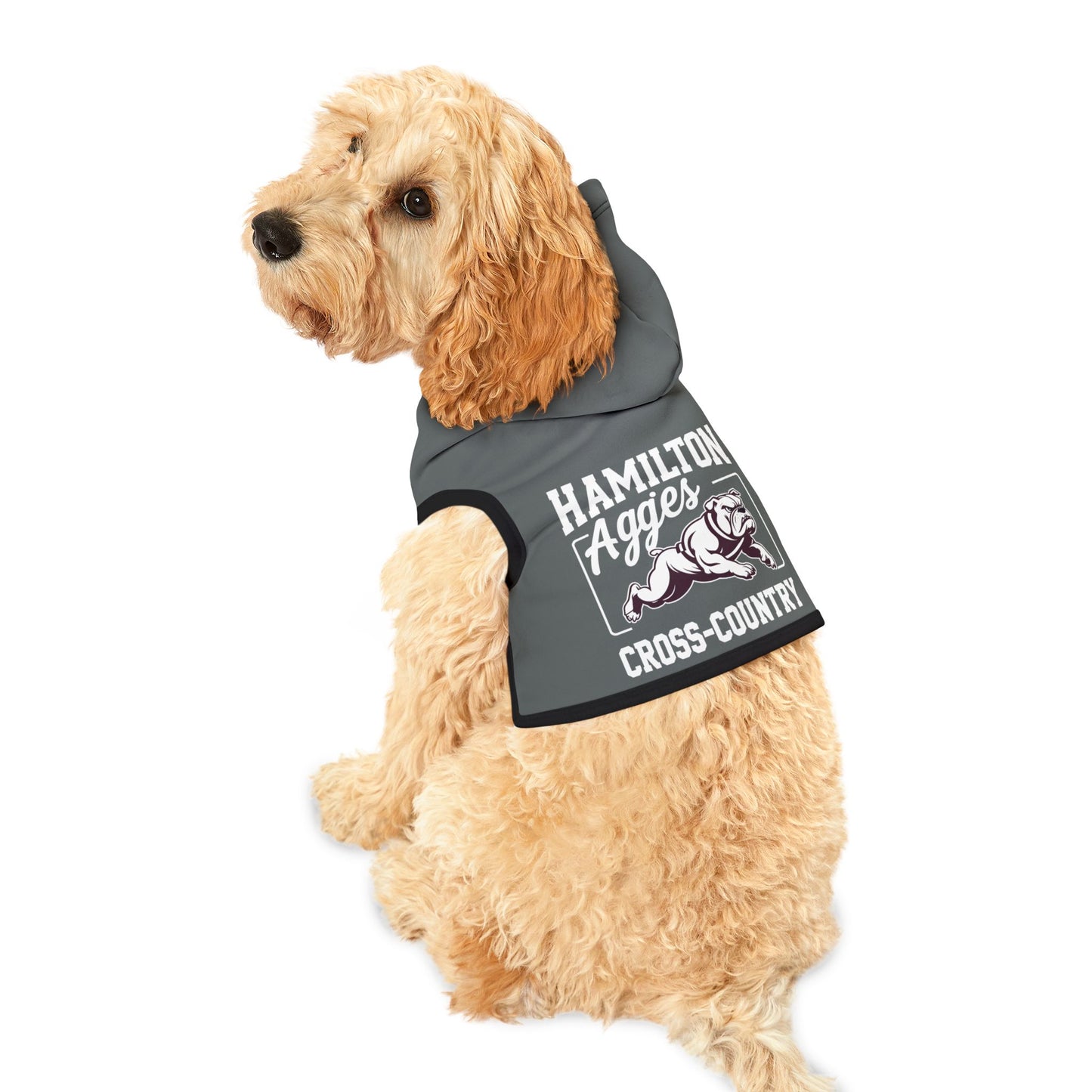 Pet Hoodie \ Hamilton Aggies Cross-Country \ HCC2