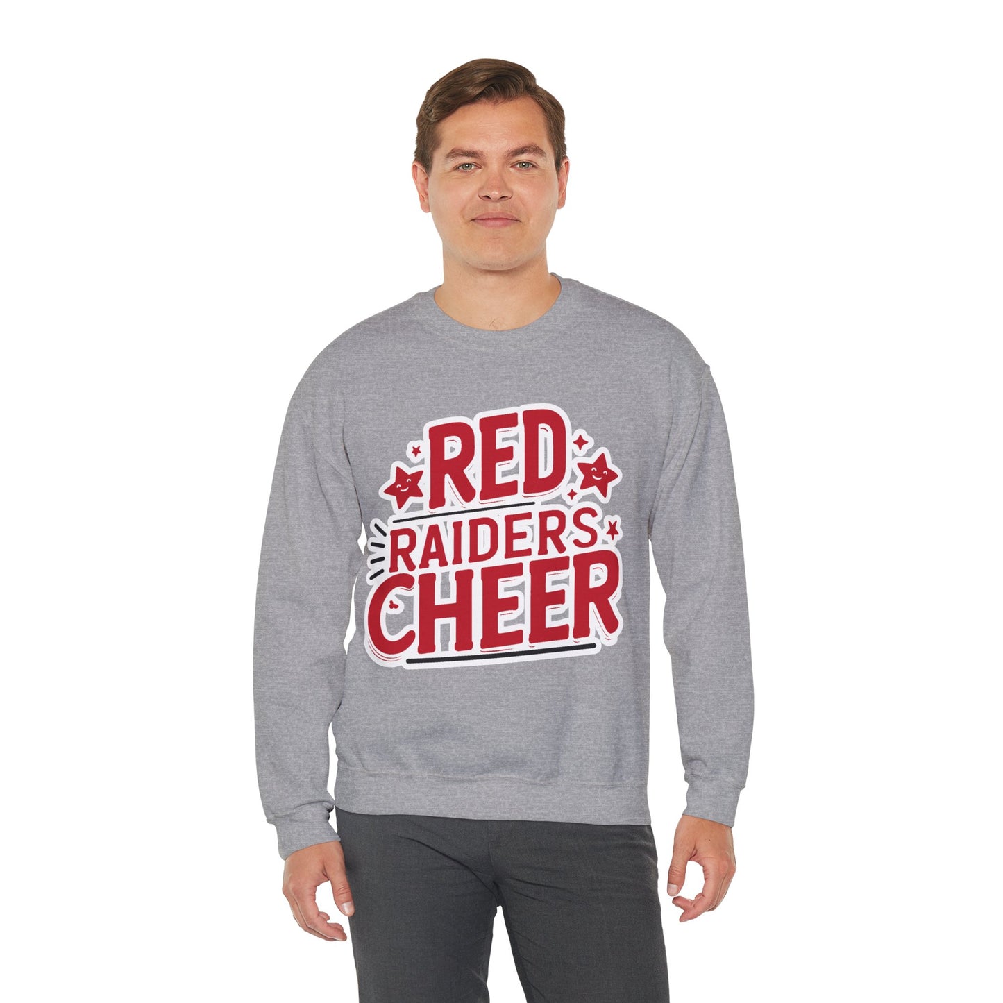Adult Crewneck Sweatshirt \ Marion County Red Raiders Cheer \ MCC2