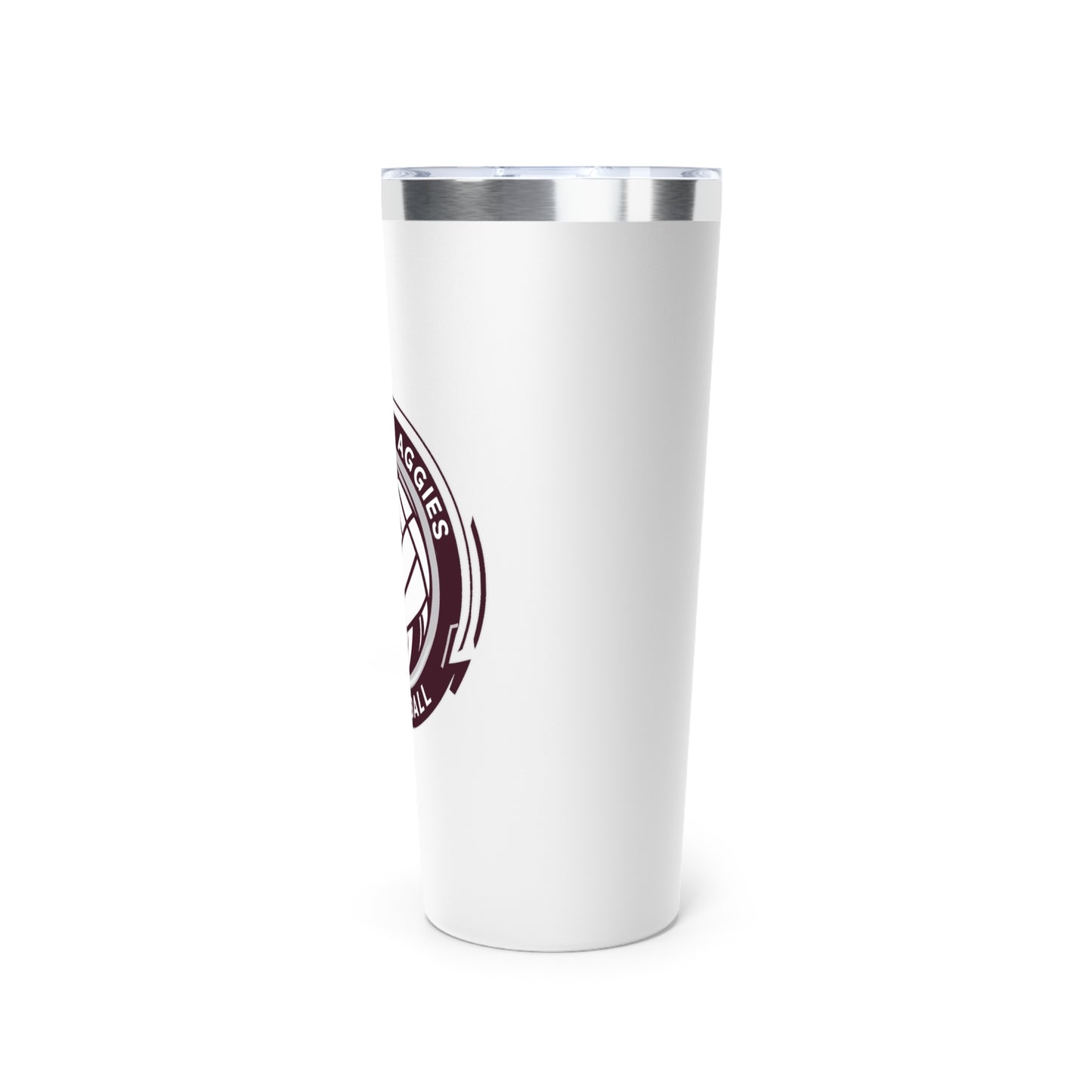 22oz Copper Insulated Tumbler \ Hamilton Aggies Volleyball \ HAV1