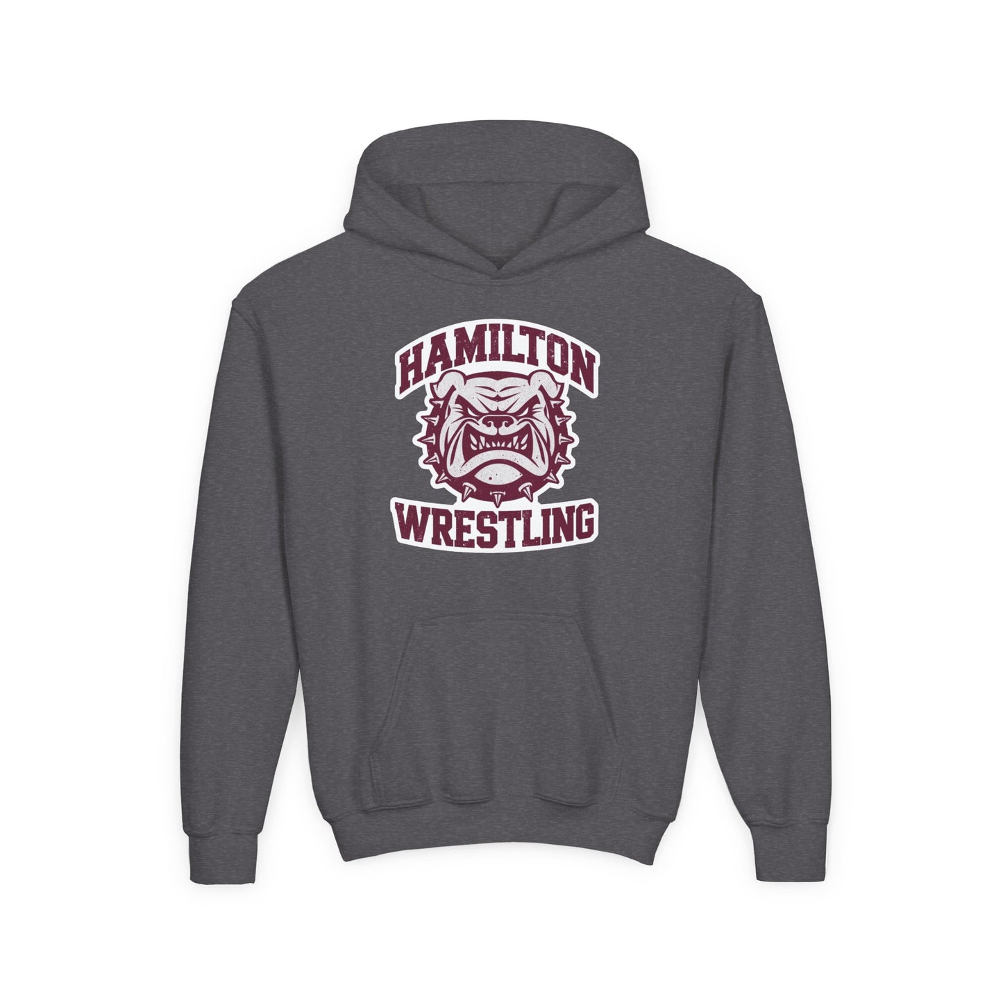 Youth Hoodie Sweatshirt \ Hamilton Aggies Wrestling \ HAW2