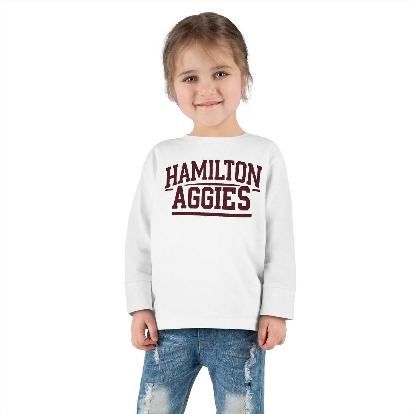 Toddler Long Sleeve Tee \ Hamilton Aggies \ HA2