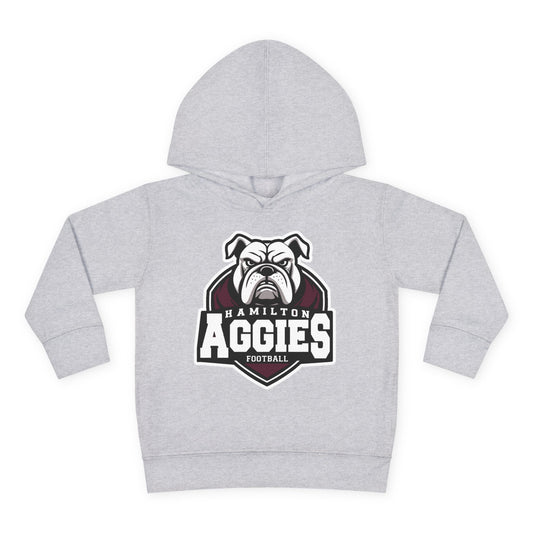 Toddler Hoodie Sweatshirt \ Hamilton Aggies Football \ HAF2