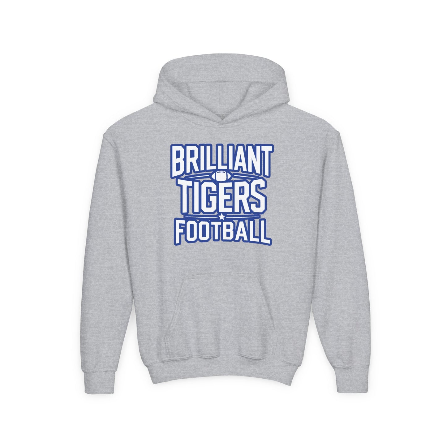 Youth Hoodie Sweatshirt \ Brilliant Tigers Football \ BTF1