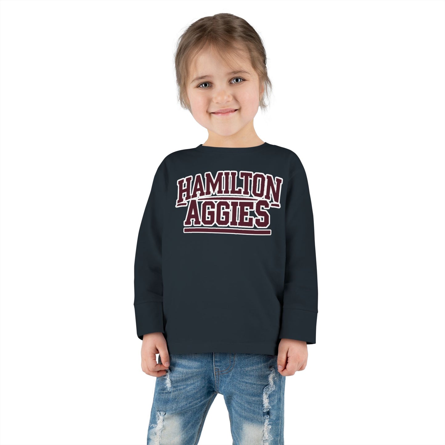 Toddler Long Sleeve Tee \ Hamilton Aggies \ HA2