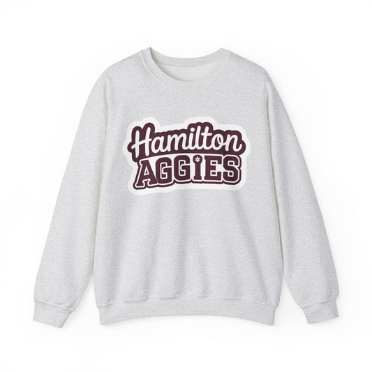 Adult Crewneck Sweatshirt \ Hamilton Aggies \ HAG2