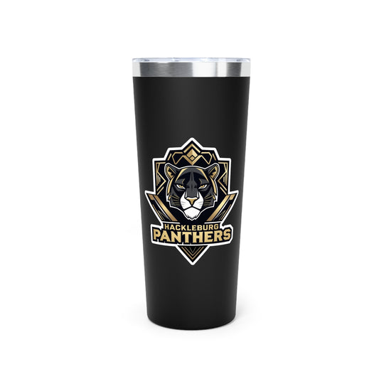 22oz Copper Insulated Tumbler \ Hackleburg Panthers \ HP1