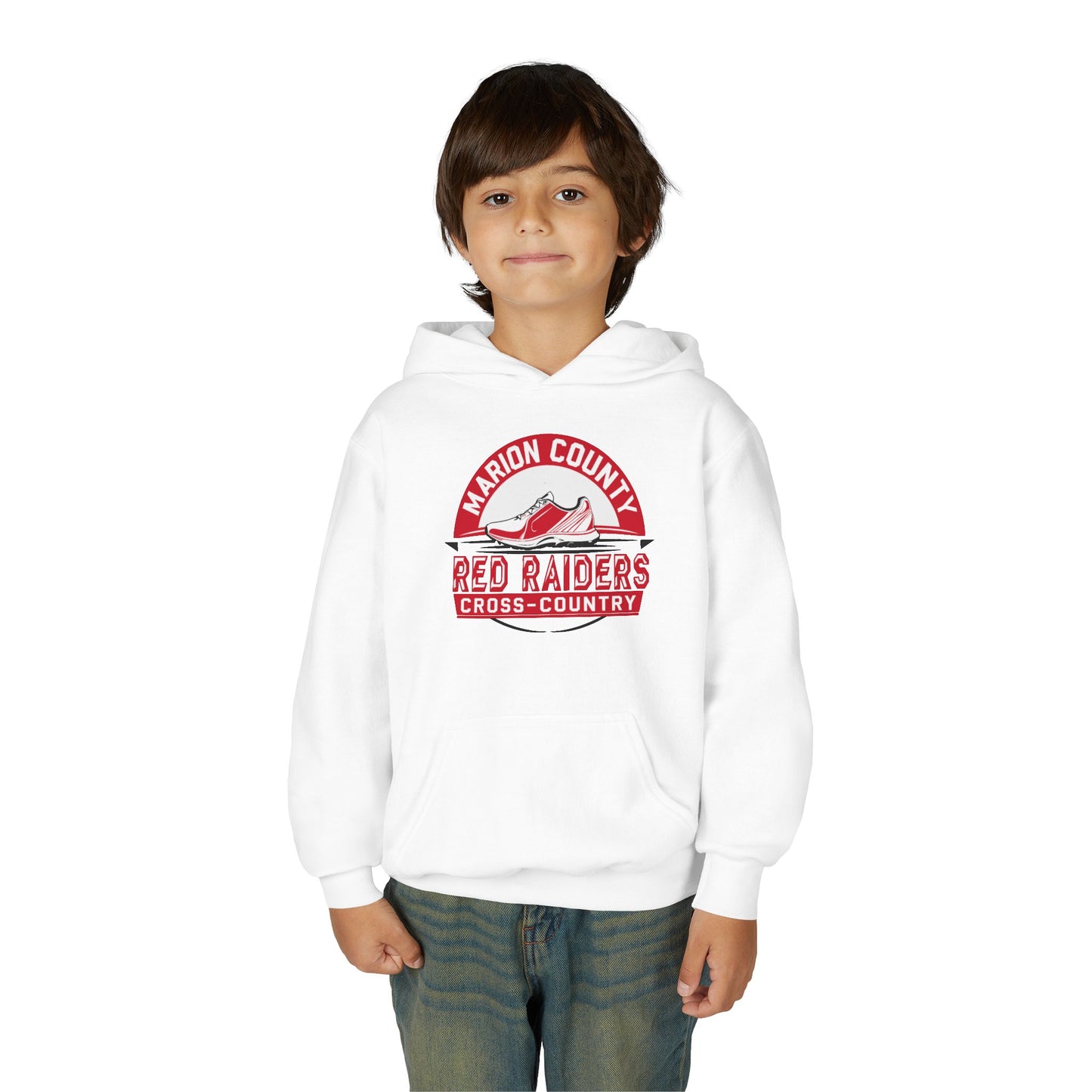 Youth Hoodie Sweatshirt \ Marion County Red Raiders Cross-Country \ MCCC1