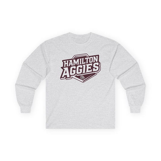 Adult Long Sleeve Tee \ Hamilton Aggies \ HA1