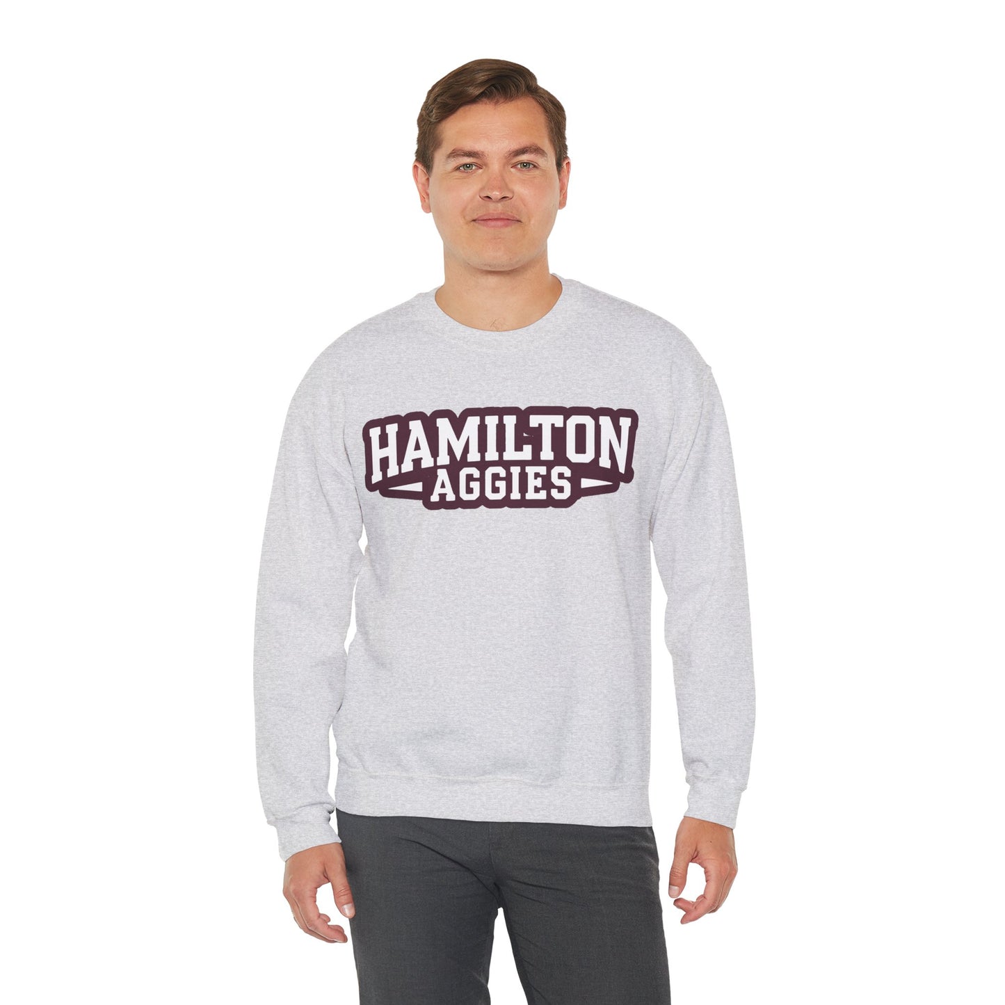 Adult Crewneck Sweatshirt \ Hamilton Aggies \ HA3