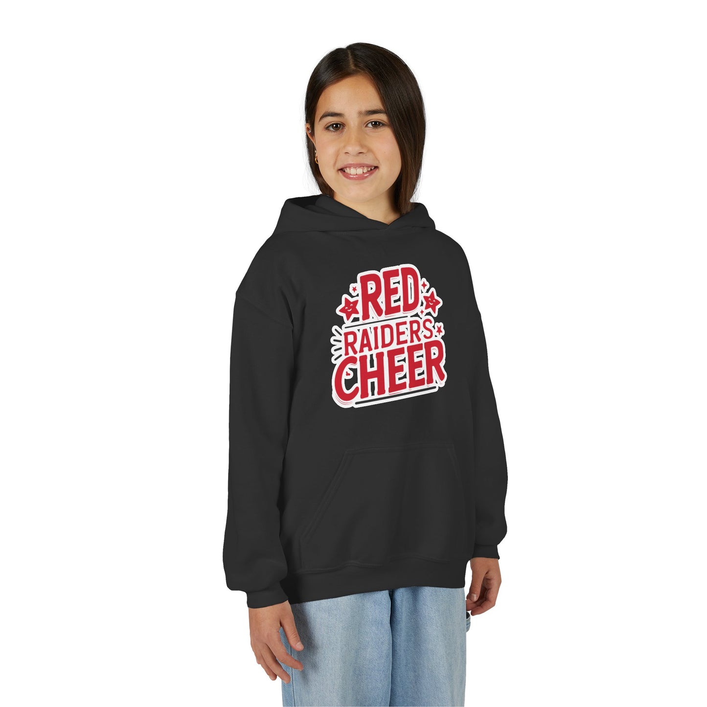 Youth Hoodie Sweatshirt \ Marion County Red Raiders Cheer \ MCC2