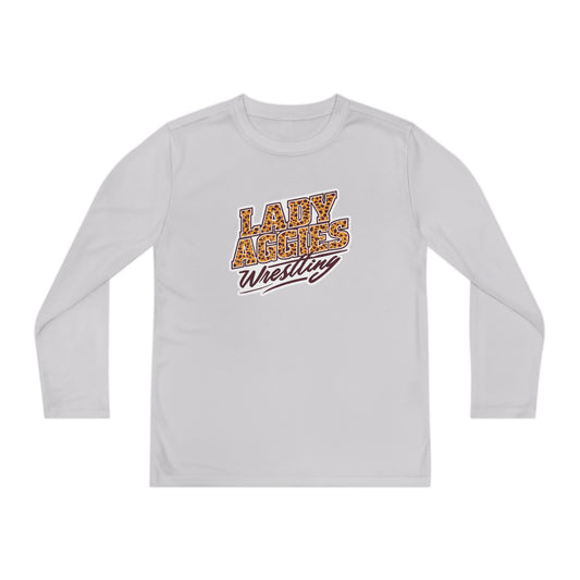 Youth Long Sleeve Tee \ Hamilton Aggies Wrestling \ HAWG3