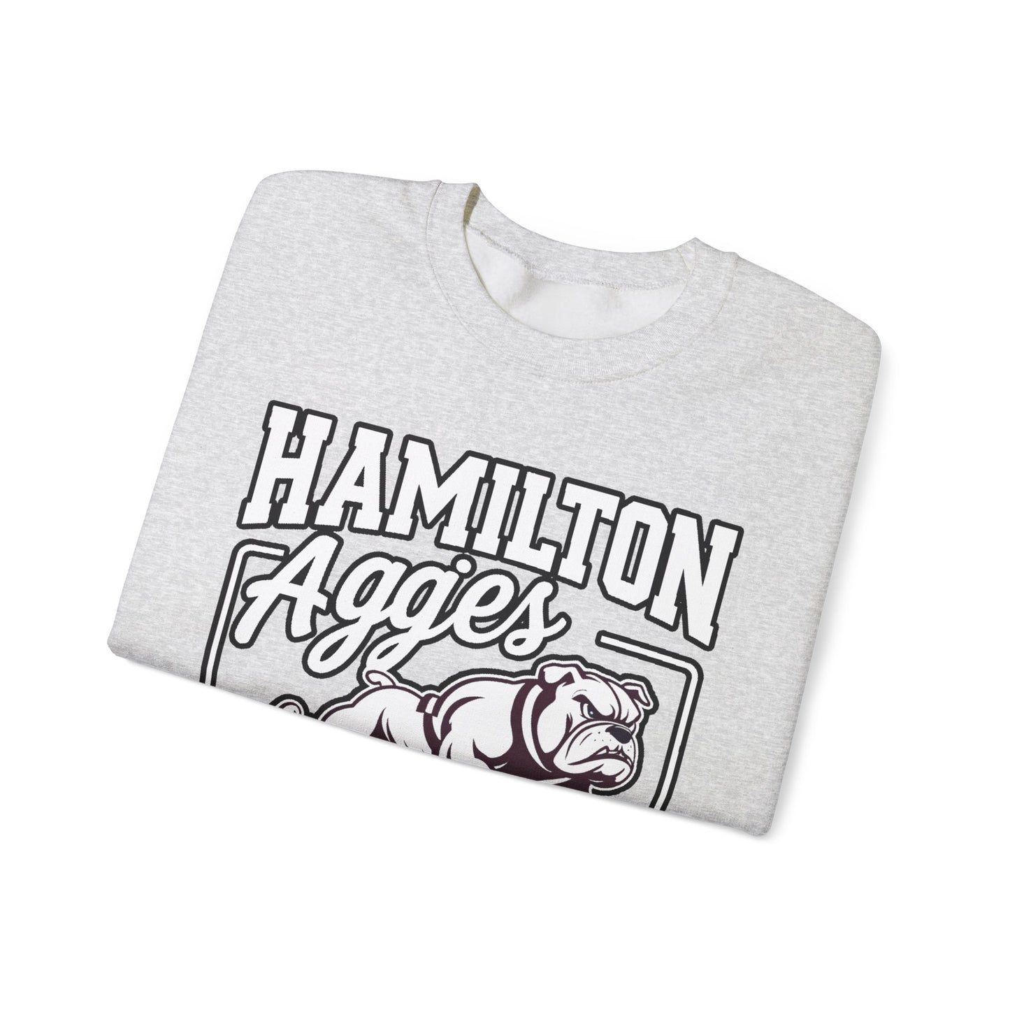 Adult Crewneck Sweatshirt \ Hamilton Aggies Cross-Country \ HCC2