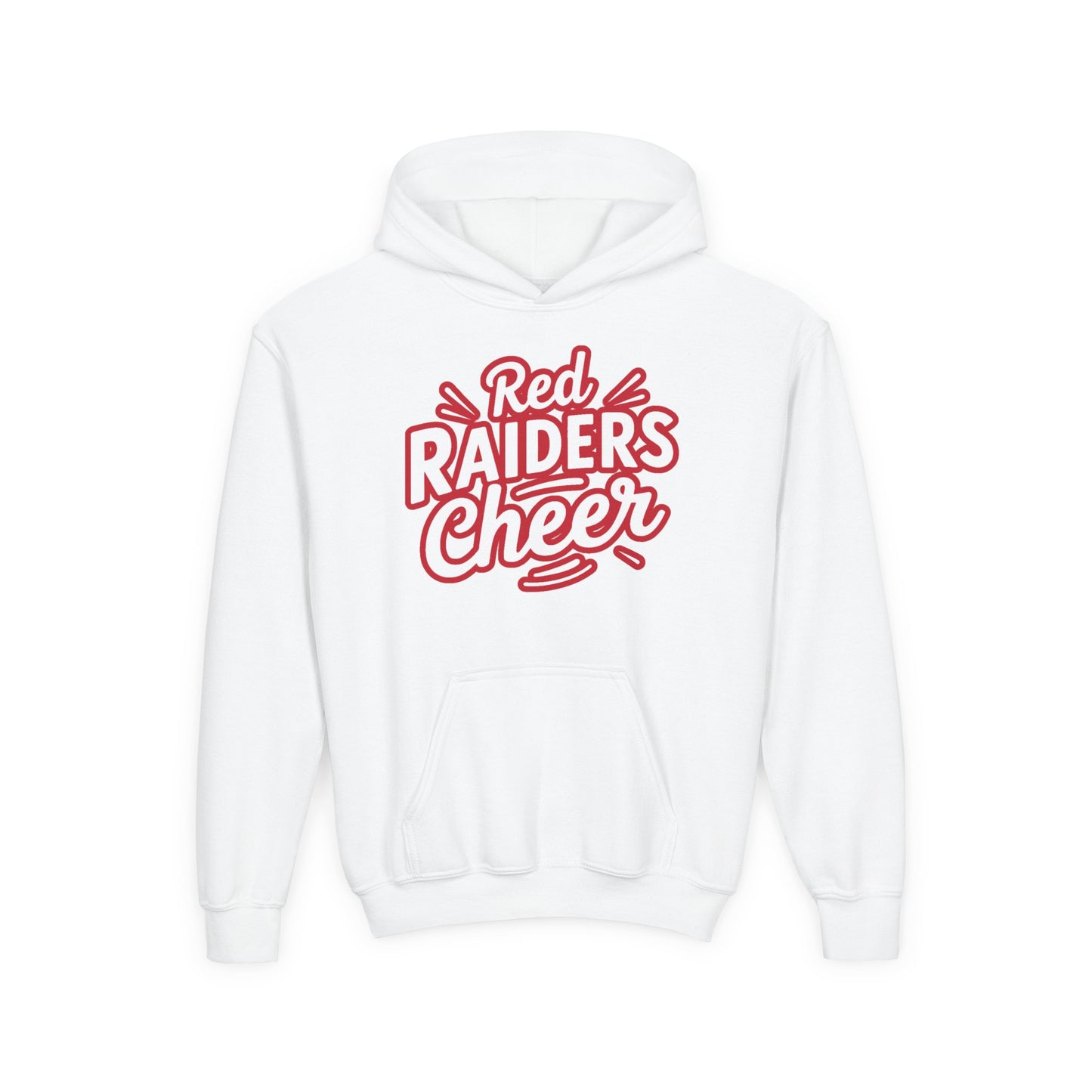 Youth Hooded Sweatshirt \ Marion County Red Raiders Cheer \ MCC1