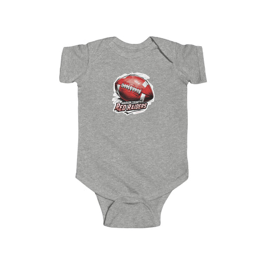 Short Sleeve Baby Bodysuit \ Marion County Red Raiders Football \ MCF1