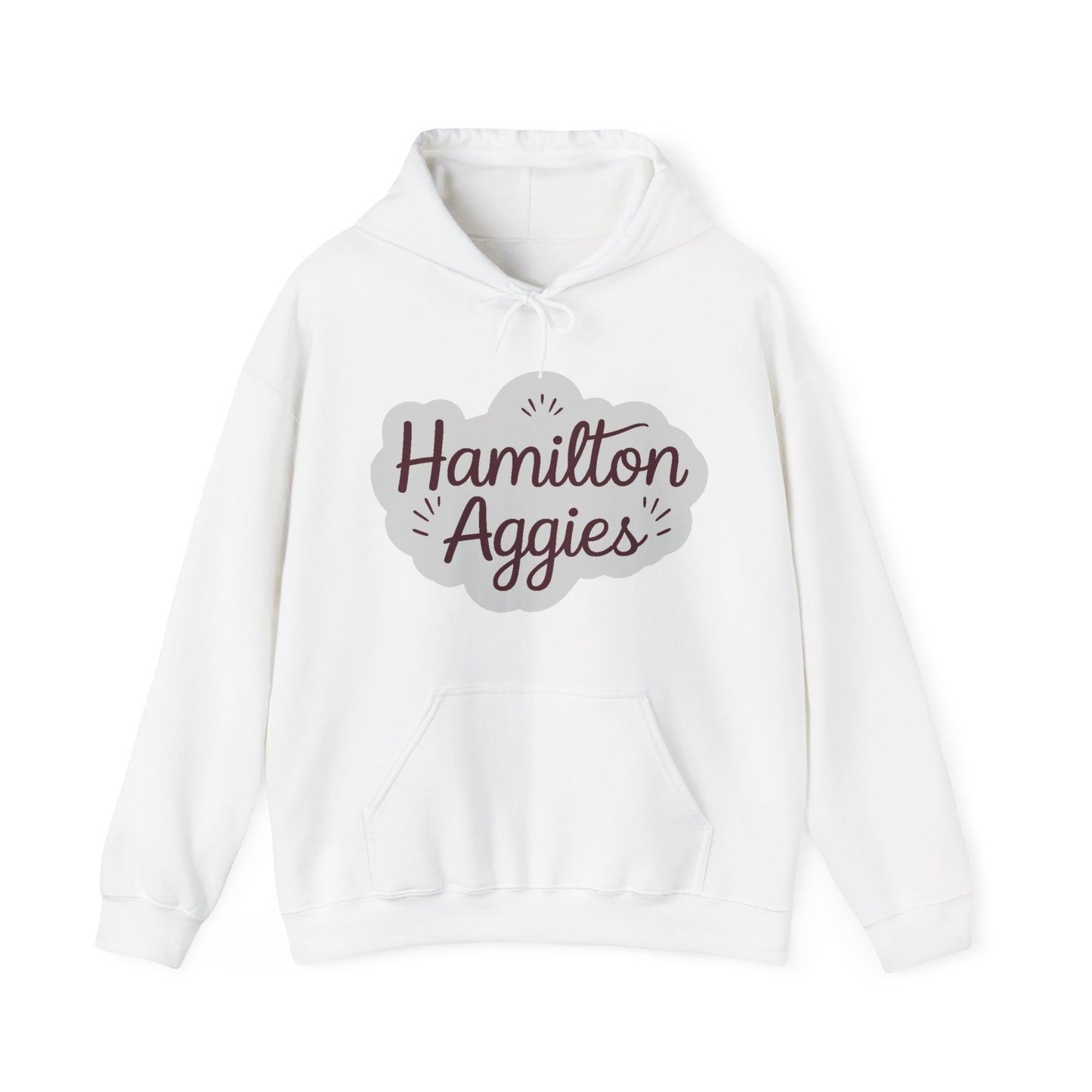Adult Hoodie Sweatshirt \ Hamilton Aggies \ HAG1
