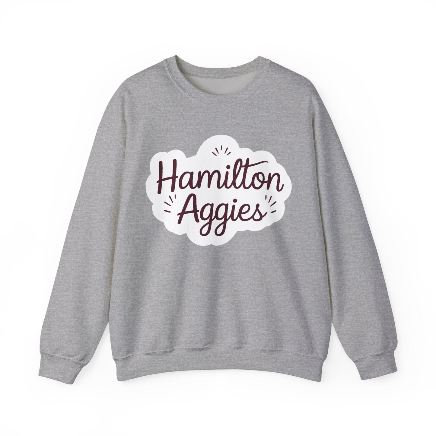 Adult Crewneck Sweatshirt \ Hamilton Aggies \ HAG1
