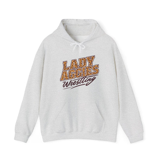 Adult Hoodie Sweatshirt \ Hamilton Aggies Wrestling \ HAWG3