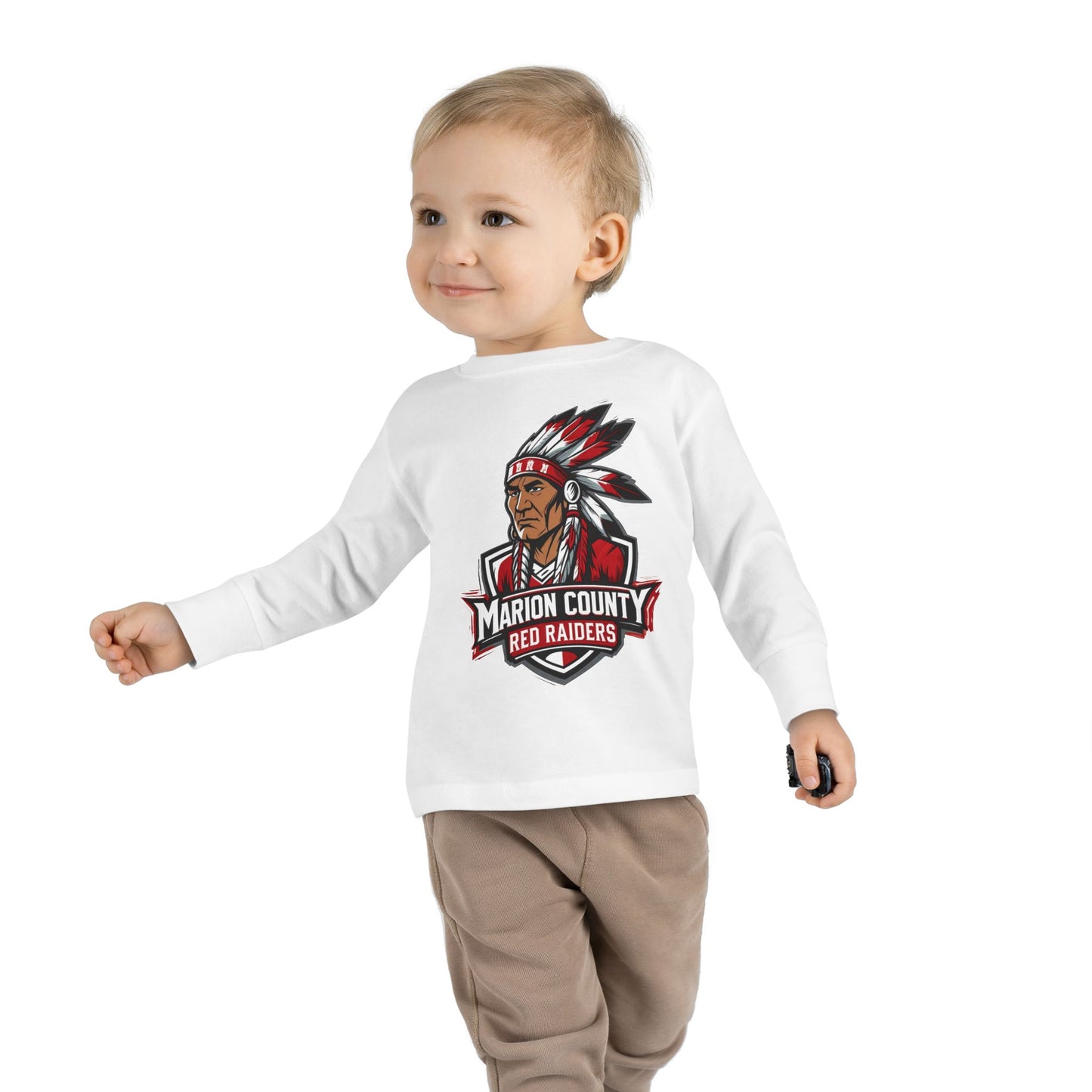 Toddler Long Sleeve Tee \ Marion County Red Raiders \ MC2