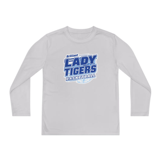 Youth Long Sleeve Tee \ Brilliant Tigers Basketball \ BTBKG2