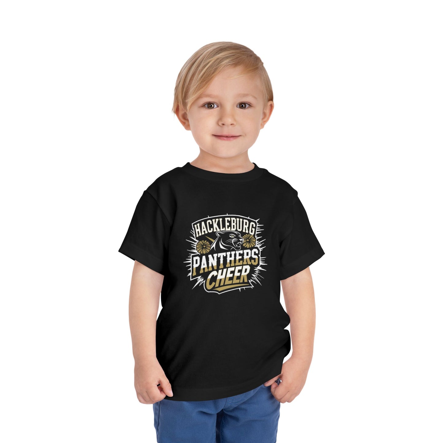 Toddler Tee \ Hackleburg Panthers Cheer \ HPC1
