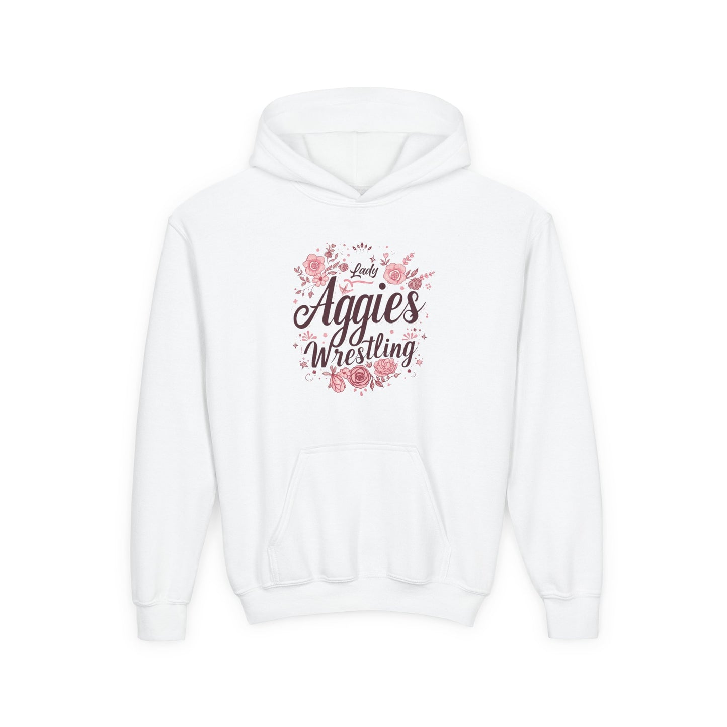 Youth Hoodie Sweatshirt \ Hamilton Aggies Wrestling \ HAWG1