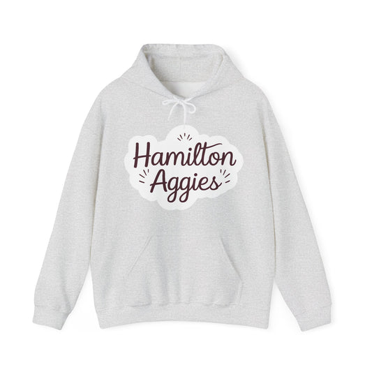 Adult Hoodie Sweatshirt \ Hamilton Aggies \ HAG1