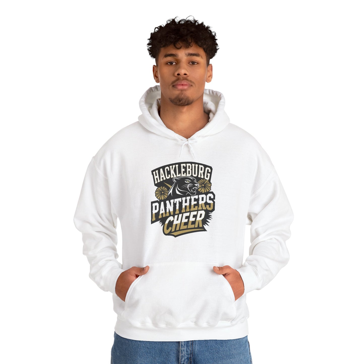 Adult Hoodie Sweatshirt \ Hackleburg Panthers Cheer \ HPC1