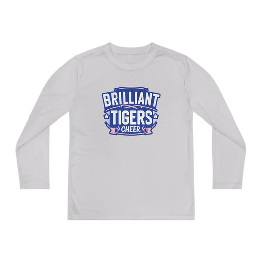 Youth Long Sleeve Tee \ Brilliant Tigers Cheer \ BTC2