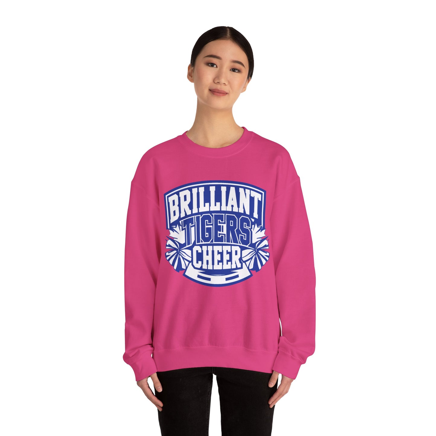 Adult Crewneck Sweatshirt \ Brilliant Tigers Cheer \ BTC1