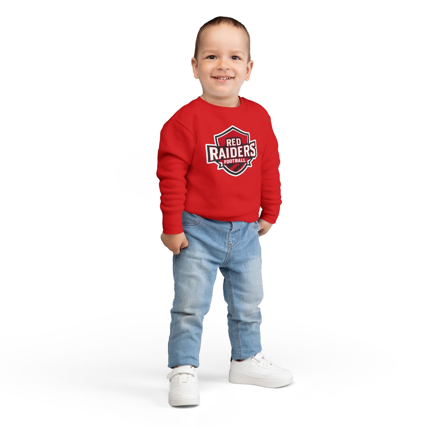 Toddler Crewneck Sweatshirt \ Marion County Red Raiders Football \ MCF2