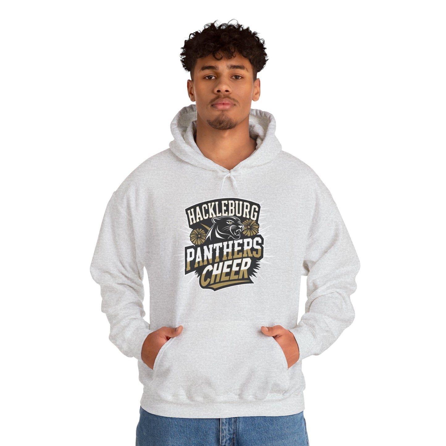 Adult Hoodie Sweatshirt \ Hackleburg Panthers Cheer \ HPC1