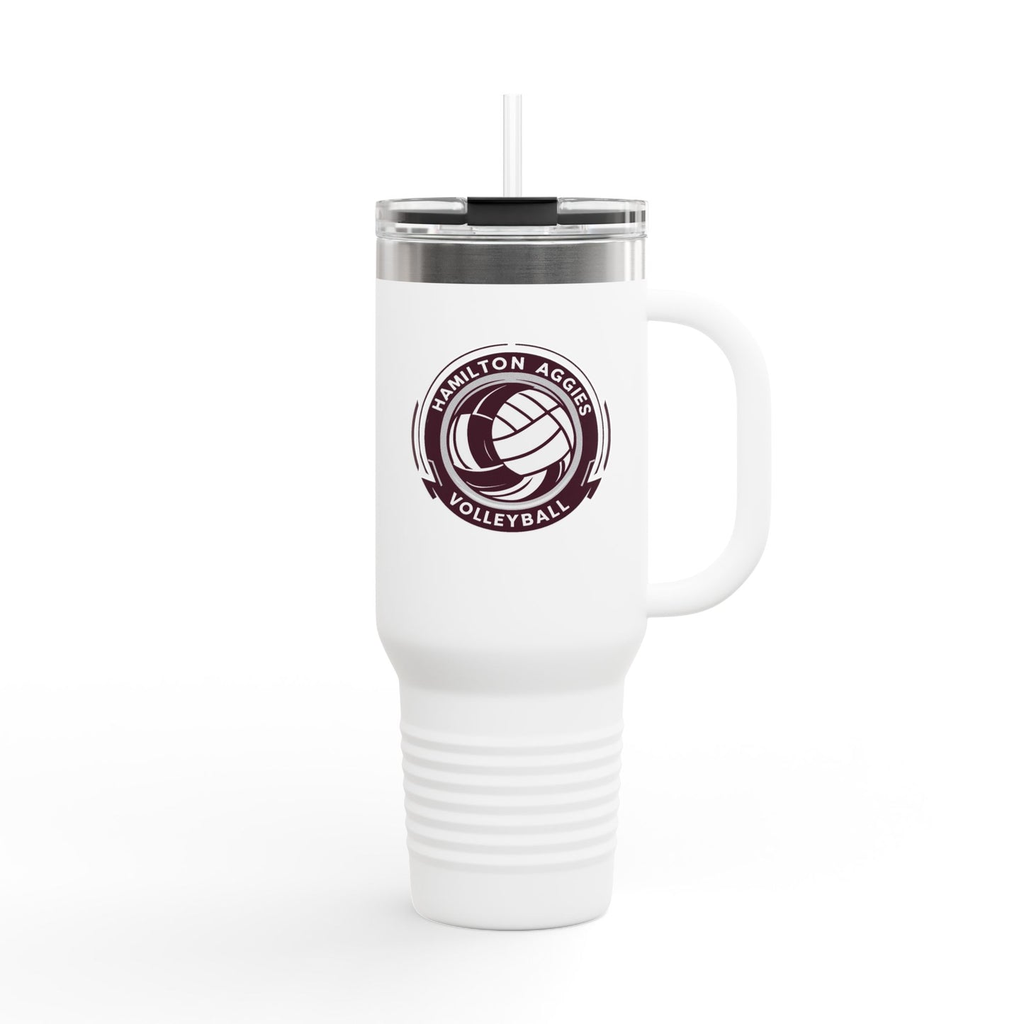 40oz Insulated Tumbler \ Hamilton Aggies Volleyball \ HAV1
